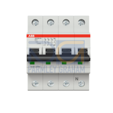 S203M-D3NA Miniature Circuit Breaker - 3+NP - D - 3 A
