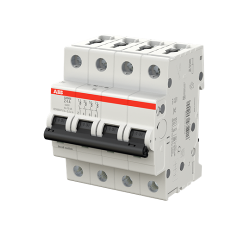 S204M-Z4 Miniature Circuit Breaker - 4P - Z - 4 A