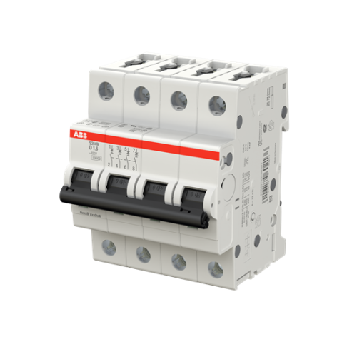 S204M-D1.6 Miniature Circuit Breaker - 4P - D - 1.6 A