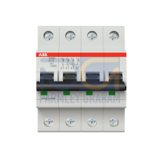 S204M-D13 Miniature Circuit Breaker - 4P - D - 13 A