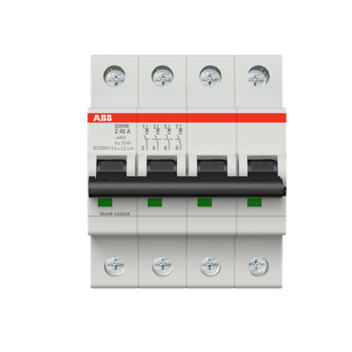 S204M-Z40 Miniature Circuit Breaker - 4P - Z - 40 A