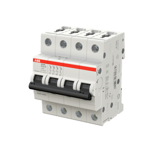 S204M-Z0.5 Miniature Circuit Breaker - 4P - Z - 0.5 A