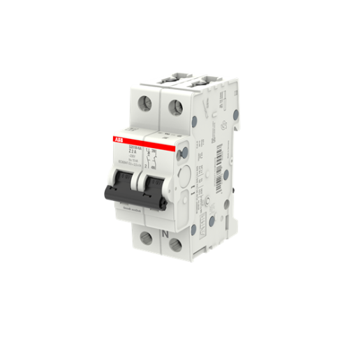 S201M-Z2NA Miniature Circuit Breaker - 1+NP - Z - 2 A