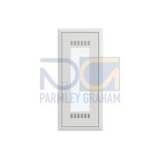 UK662CW Combi Unit , Flush-/ hollow wall mounting, 24 modules, 5 row(s), IP30,  Door: Single, Dimensions: 872 mm x 384 mm x 97 mm