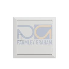 UK612E2 Consumer unit , Flush-/ hollow wall mounting, 12 modules, 1 row(s), IP30,  Door: Single, Dimensions: 372 mm x 384 mm x 97 mm