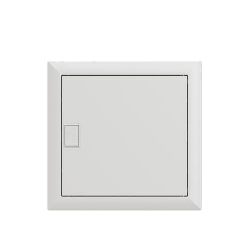 UK612E2 Consumer unit , Flush-/ hollow wall mounting, 12 modules, 1 row(s), IP30,  Door: Single, Dimensions: 372 mm x 384 mm x 97 mm