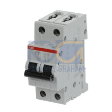 S202M-B13 Miniature Circuit Breaker - 2P - B - 13 A
