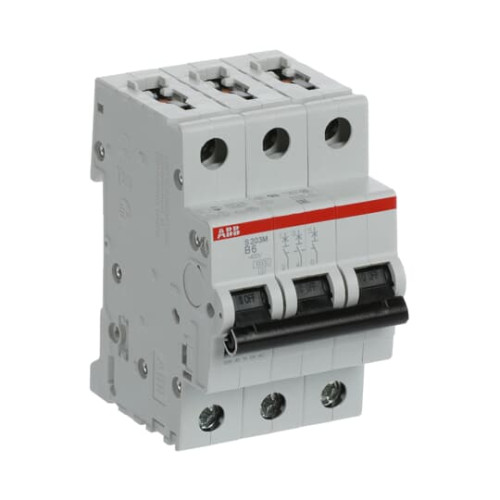 S203M-B6 Miniature Circuit Breaker - 3P - B - 6 A