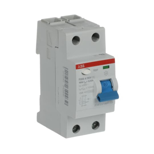 F202 A-100/0.03 110V Residual Current Circuit Breaker 2P Type A 30 mA