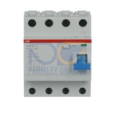 F204 AC-63/0.3 Residual Current Circuit Breaker 4P Type AC 300 mA