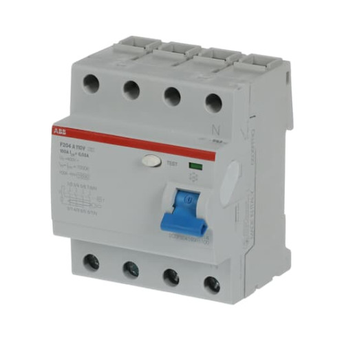 F204 A-100/0.03 110V Residual Current Circuit Breaker 4P Type A 30 mA