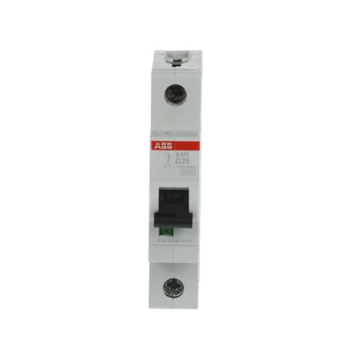 1-Pole, Type D 6kA, 25A