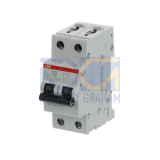 S202-B50 Miniature Circuit Breaker - 2P - B - 50 A