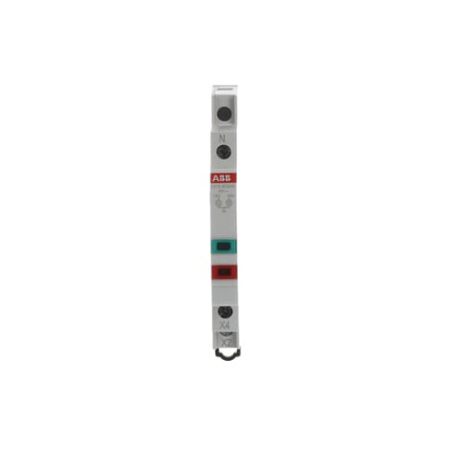Indicator Light, 16 A, 12 ... 48 V AC, 2LED, Red / Green, MW: 0.5