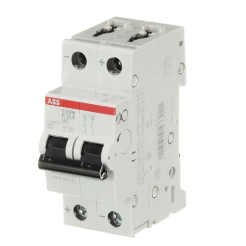 S202M-K15UC Miniature Circuit Breaker - 2P - K - 15 A