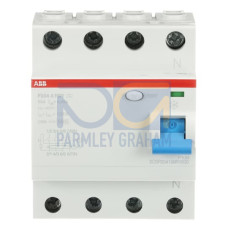F204 A-63/0.03 110V Residual Current Circuit Breaker 4P Type A 30 mA