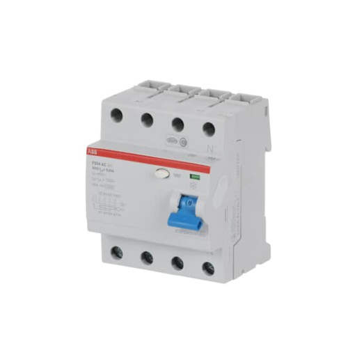 F204 AC-100/0.03 Residual Current Circuit Breaker 4P Type AC 30 mA