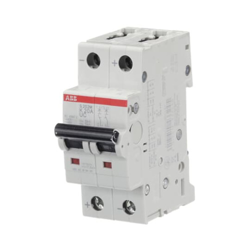 S202M-K20UC Miniature Circuit Breaker - 2P - K - 20 A