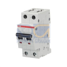 S202M-C4UC Miniature Circuit Breaker - 2P - C - 4 A