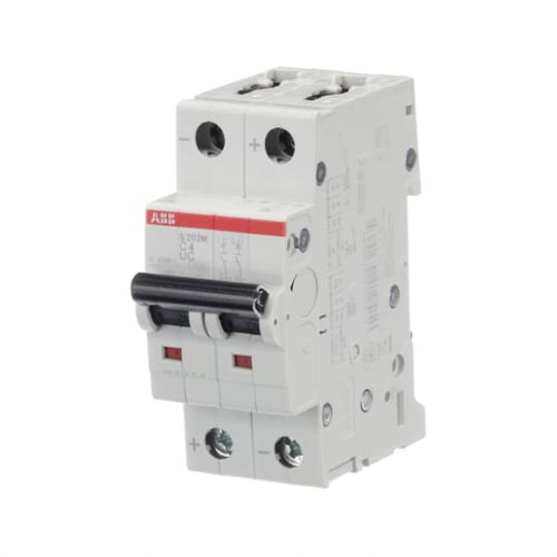 S202M-C4UC Miniature Circuit Breaker - 2P - C - 4 A