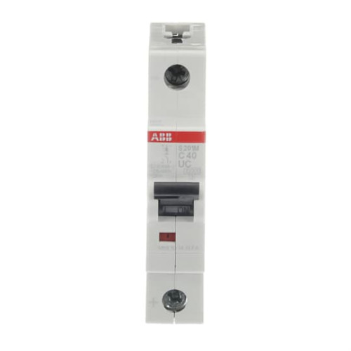 S201M-C40UC Miniature Circuit Breaker - 1P - C - 40 A