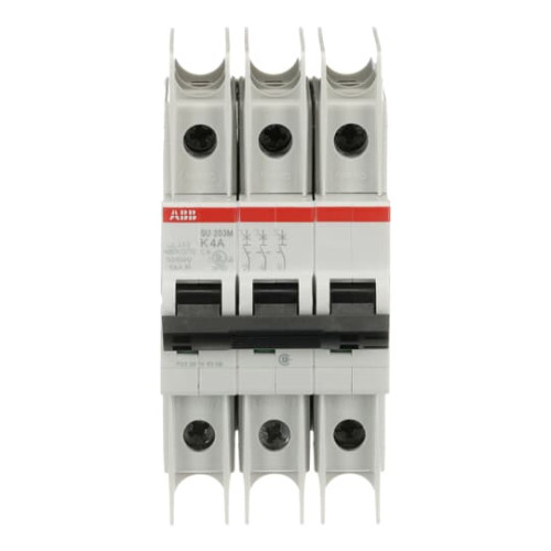SU203M-K4 Miniature Circuit Breaker - 3P - K - 4 A