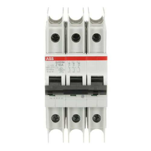 SU203M-Z10 Miniature Circuit Breaker - 3P - Z - 10 A