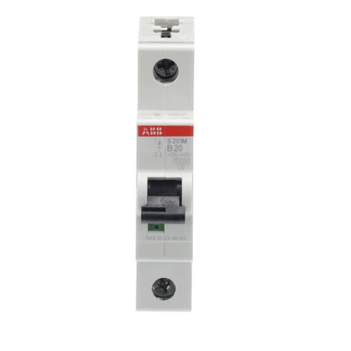 S201M-B20 Miniature Circuit Breaker - 1P - B - 20 A