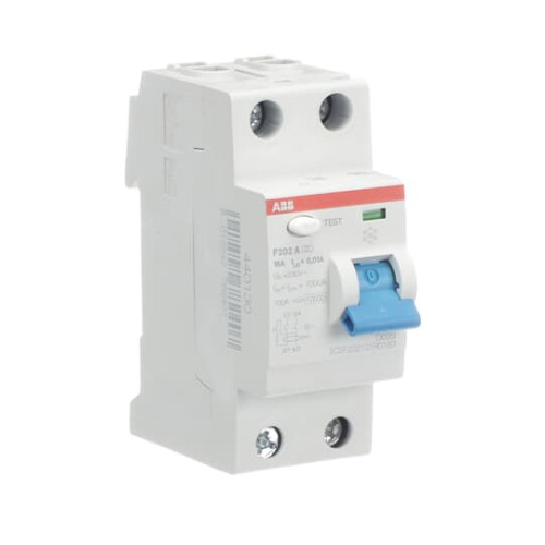 F202 A-16/0.01 Residual Current Circuit Breaker 2P Type A 10 mA