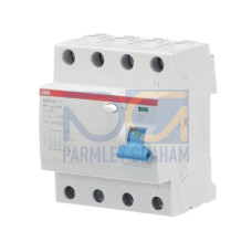 F204 AC-63/0.1 Residual Current Circuit Breaker 4P Type AC 100 mA