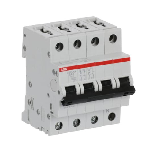 S203-B40NA Miniature Circuit Breaker - 3+NP - B - 40 A