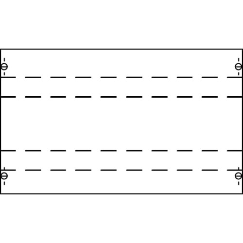 MBK207K DIN rail for terminals horizontal 300 mm x 500 mm x 120 mm , 2 , 000