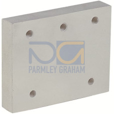 ZX128 Copper busbar connection set, 95 mm x 180 mm x 19 mm