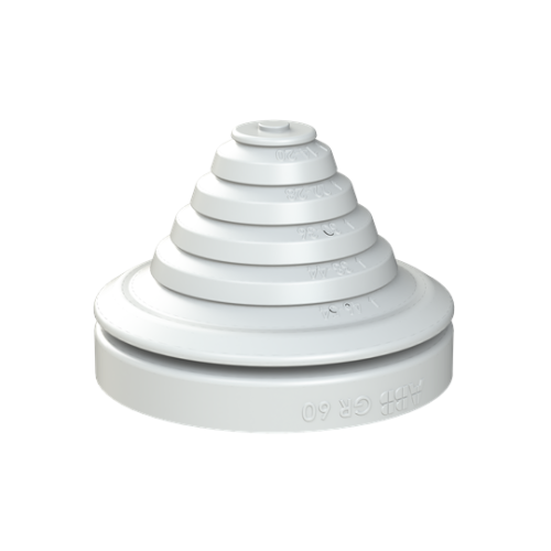 RZF9 Flange, 58 mm x 58 mm x 54 mm