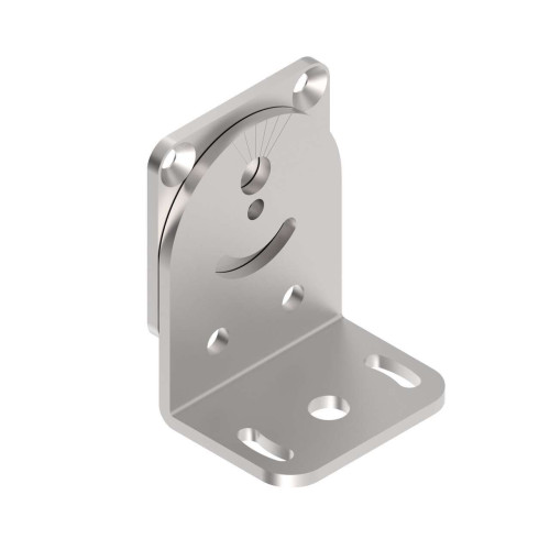 Replacement Bracket for ABR 7000 Series, Right-Angle Bracket, Zinc-Coated Steel