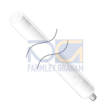 WLS27 Dual Color Light Strip, Length: 285, Voltage: 12-30 V dc, Environmental Rating: IP66, IP67, IP69K, Colors: White (100%) Green (100%), 4-pin M12 Integral QD