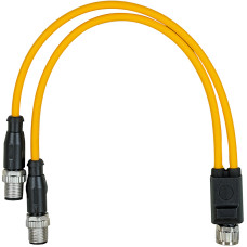 Y adapter for connecting PSEN ml b or PSEN ml s to PDP67 PN 6FDI 6FDIO 2FDOTP 1 x 8-pin M12 female connector