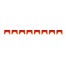 Manipulation protection for plug-in connector and protection againstunintendedrelease, 4 pieces for securing 4 M8 plug-in connectors