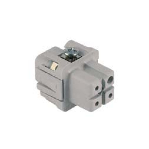 Female insert 3 pin+E 10 amp screw Size 21.21