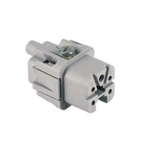 Female insert 4 pin+E 10 amp screw Size 21.21