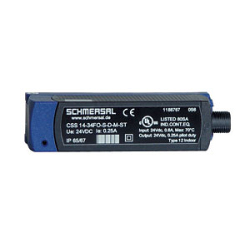 Safety Sensor, Electronic Non Contact, Electronic Contact Free, Coded System, RFID/CSS Technology, Connector - M12 - CSS14-34-F1-S-D-M-ST