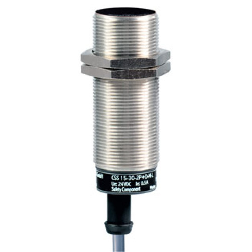 Safety Sensor, Electronic Non Contact, Electronic Contact Free, Coded System, RFID/CSS Technology, Cable - CSS15-30-2P+D-M-L