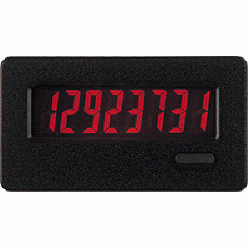 CUB7 8-Digit Counter, Low Voltage Input, Red Display