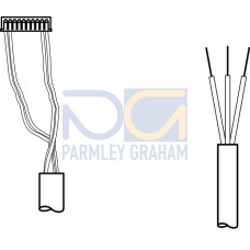 The Connection cable from . Suitable for interface: RS 232; Connection 1: JST ZHR; Connection 2: Open end; Shielded: Yes; Cable length: 3.000 mm; Sheathing material: PUR;