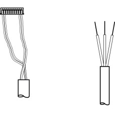 The Connection cable from . Suitable for interface: RS 232; Connection 1: JST ZHR; Connection 2: Open end; Shielded: Yes; Cable length: 3.000 mm; Sheathing material: PUR;