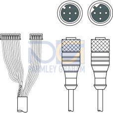 The Adapter cable from . Suitable for: BCL 5xxi series bar code reader; Suitable for interface: RS 485; Cable length: 3.000 mm;