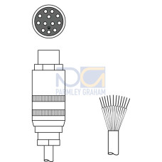 CB-LDH-50000-12GF - Connection cable