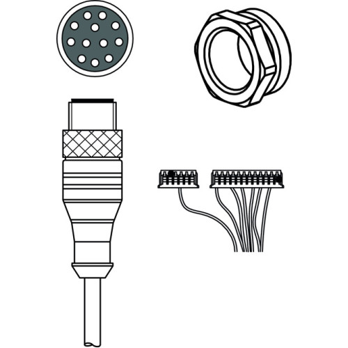 The Interconnection cable from . Suitable for: Connection between DCR 200i and MA 200i;