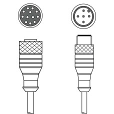 Interconnection cable Connection 1: Connector, M12, Axial, Female, A-coded, 4 -pin; Connection 2: Connector, M12, Axial, Male, A-coded, 4 -pin; Shielded: No; Cable length: 2,000 mm; Sheathing materia