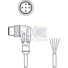 CB-M12-10000-5WM - Connection cable